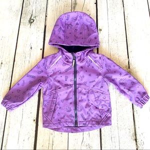 Purple Raincoat for Toddlers - 2T